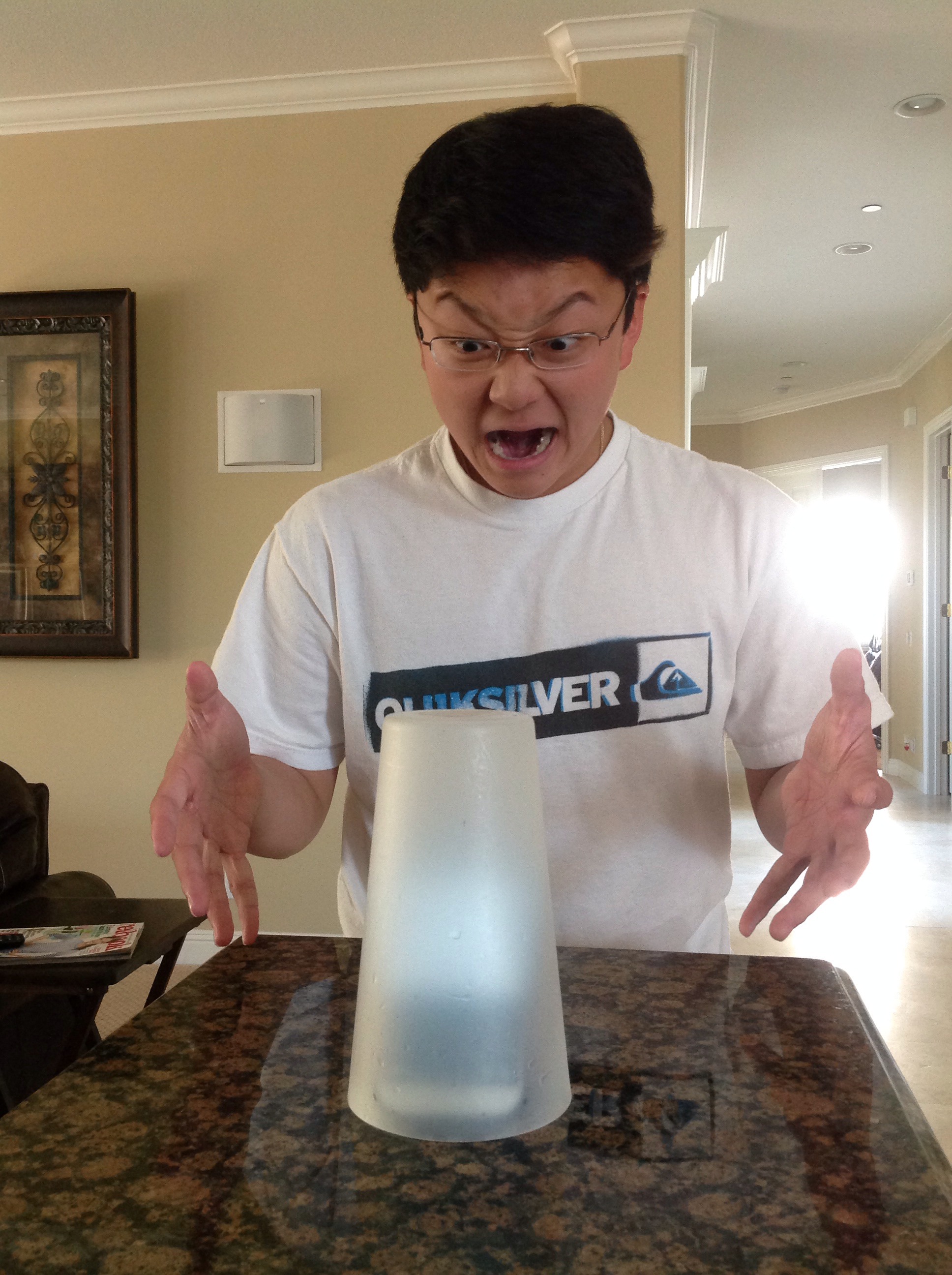 Upside Down Glass Prank