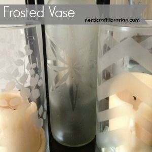 Frosted Vases