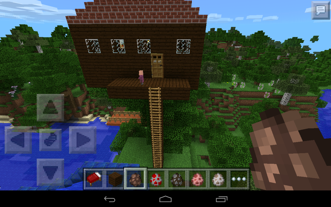 Minecraft treehouse for a family to live in