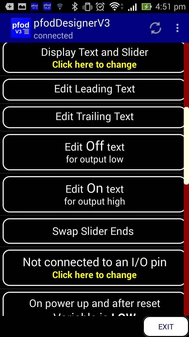 Using PfodApp to Connect to the NANO 33 IoT Via BLE