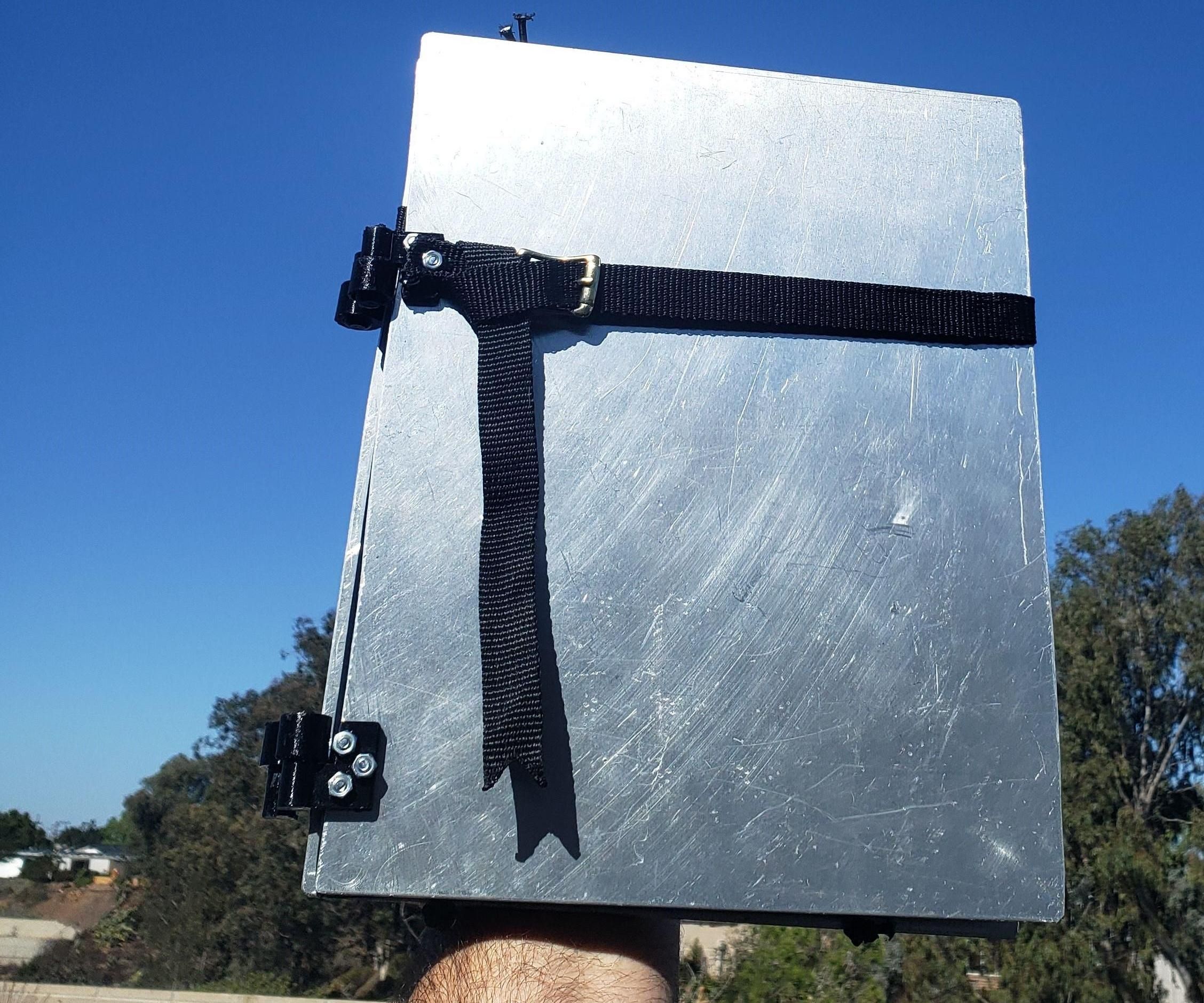 Metal Notebook Cover With 3D Printed Hinge