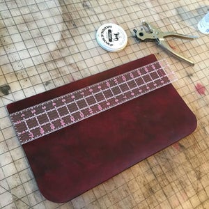 Set Your Straps to the Back Pocket and Glue the Back Pocket to the Back of the Bag. 