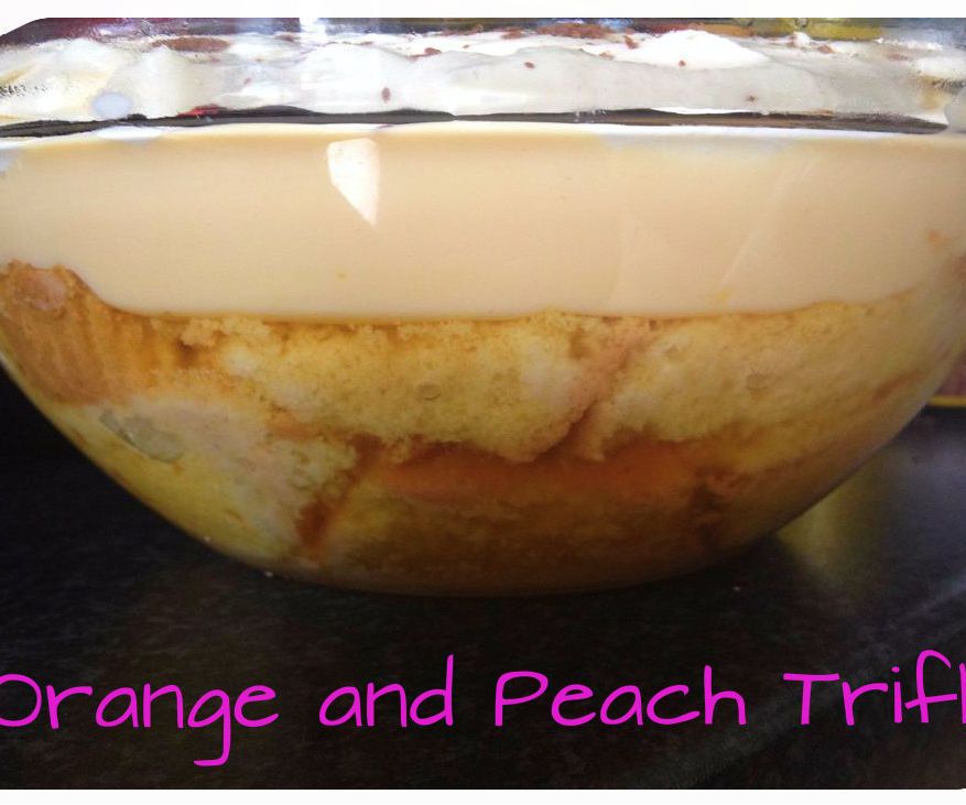 Orange and Peach Trifle