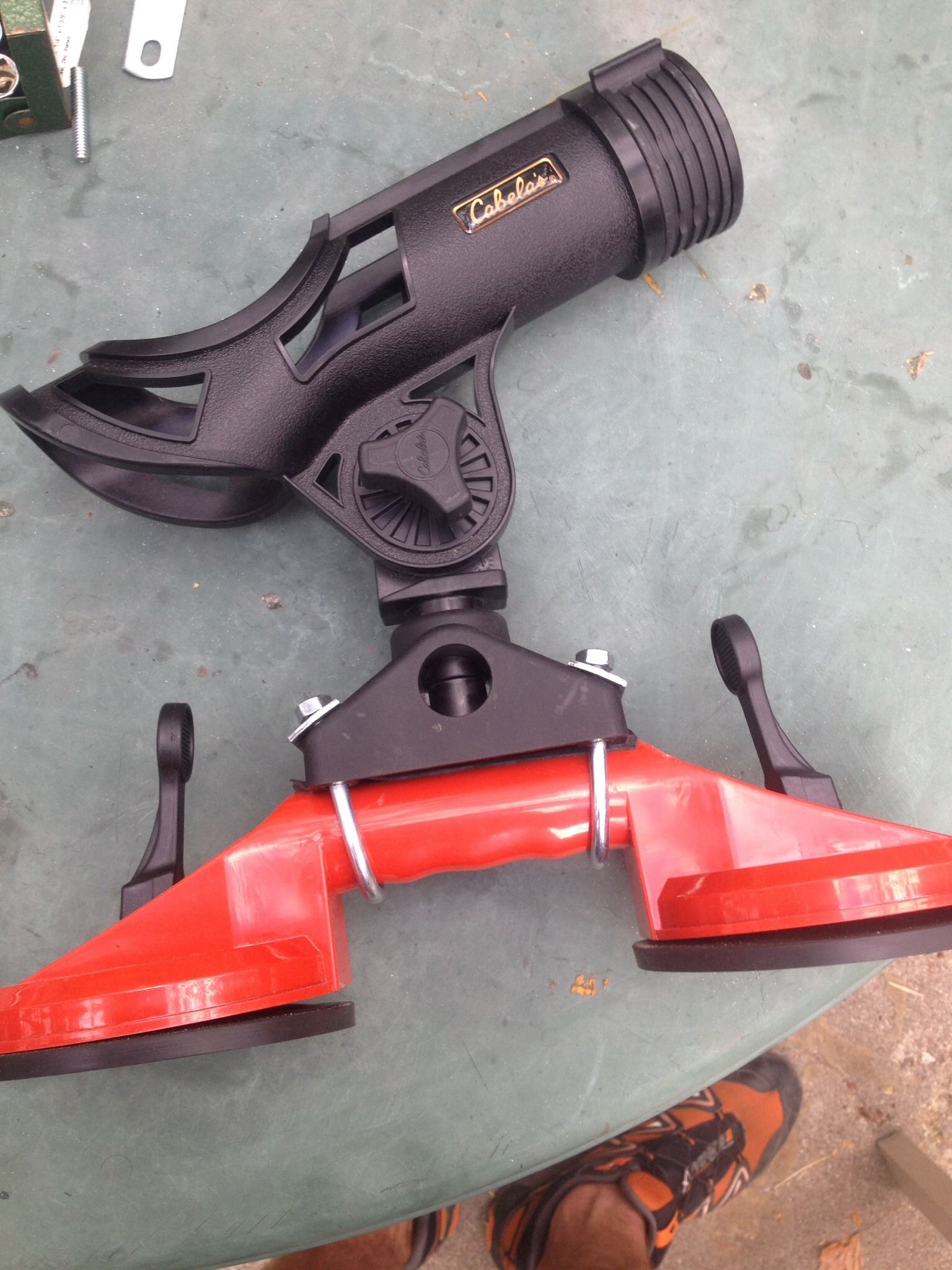 Suction Cup Fishing Rod Holder 3 Steps Instructables