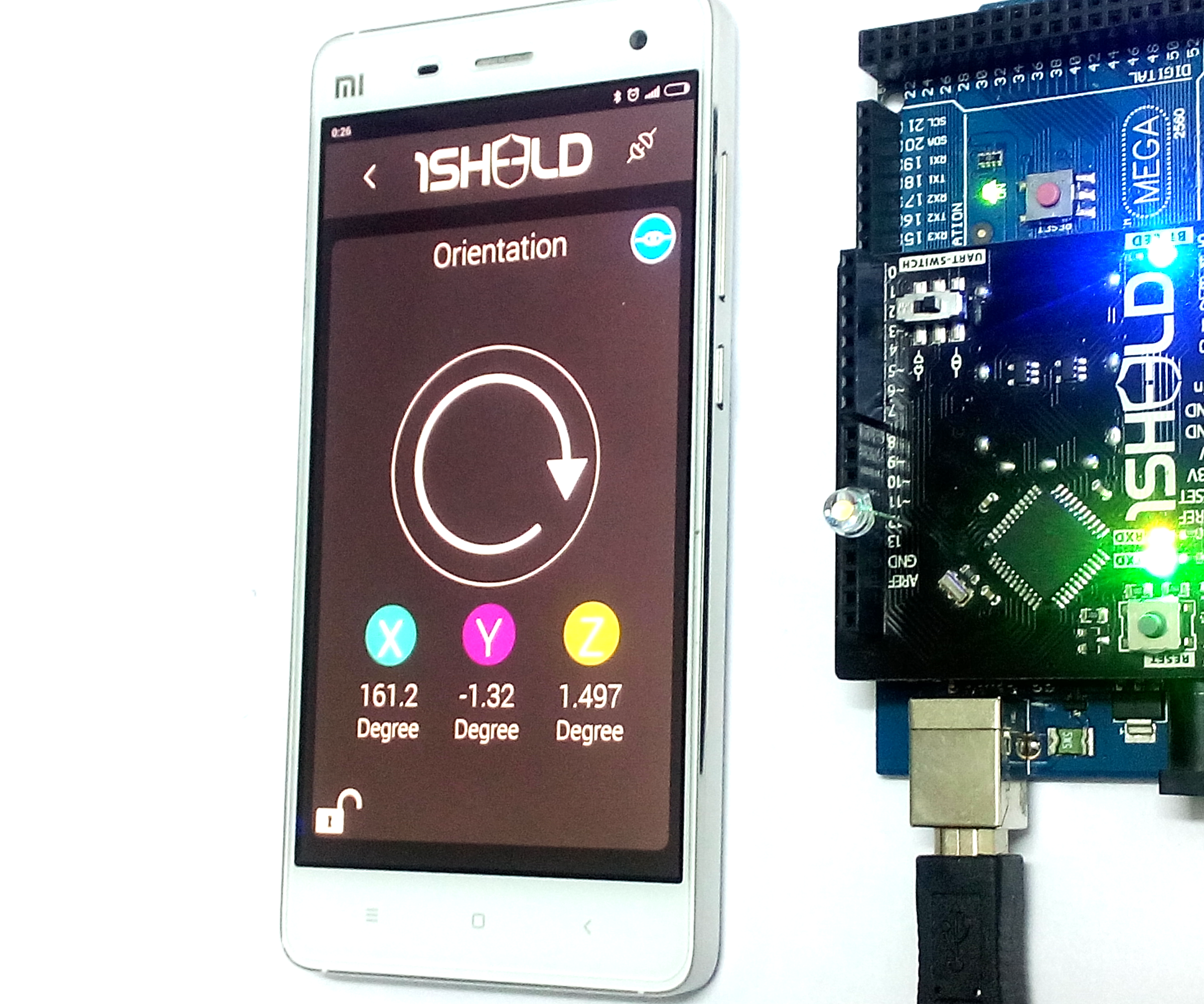 Control Electronics by Sliding Your Phone