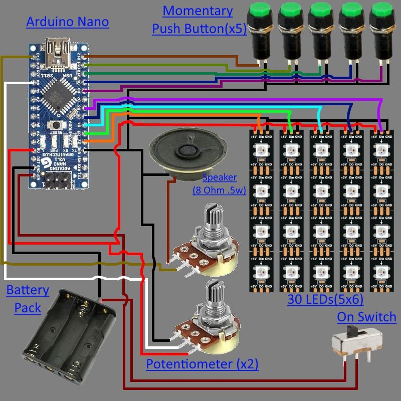 Guitar Hero With Arduino 4 Steps