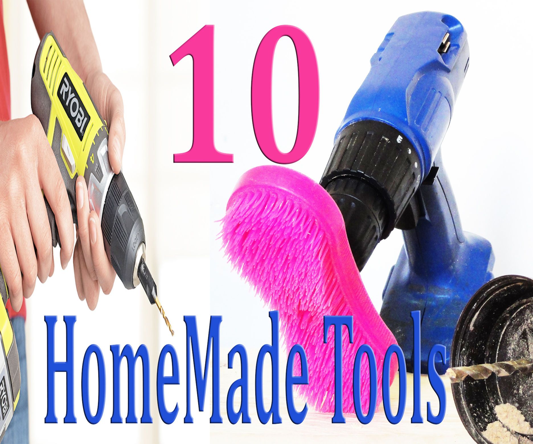 10 Homemade Tools Using a Drill Life Hacks