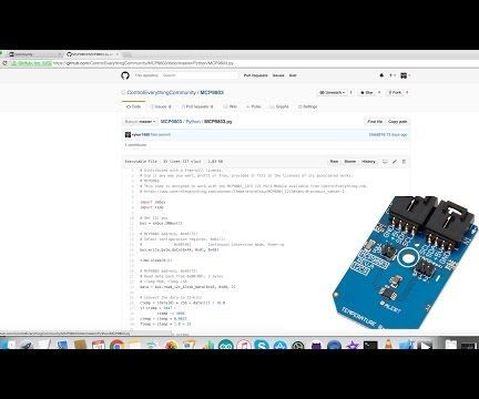 Raspberry Pi MCP9803 Temperature Sensor Python Tutorial