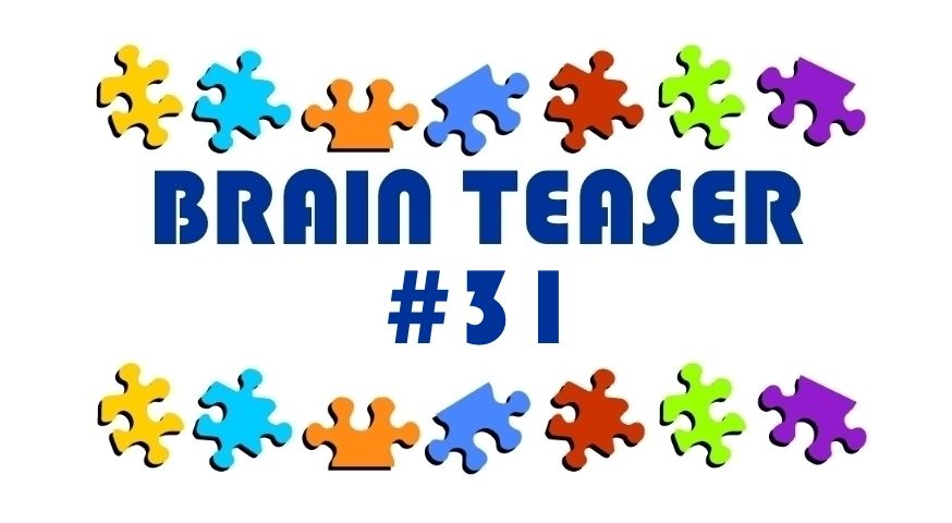 Video Brain Teaser #31