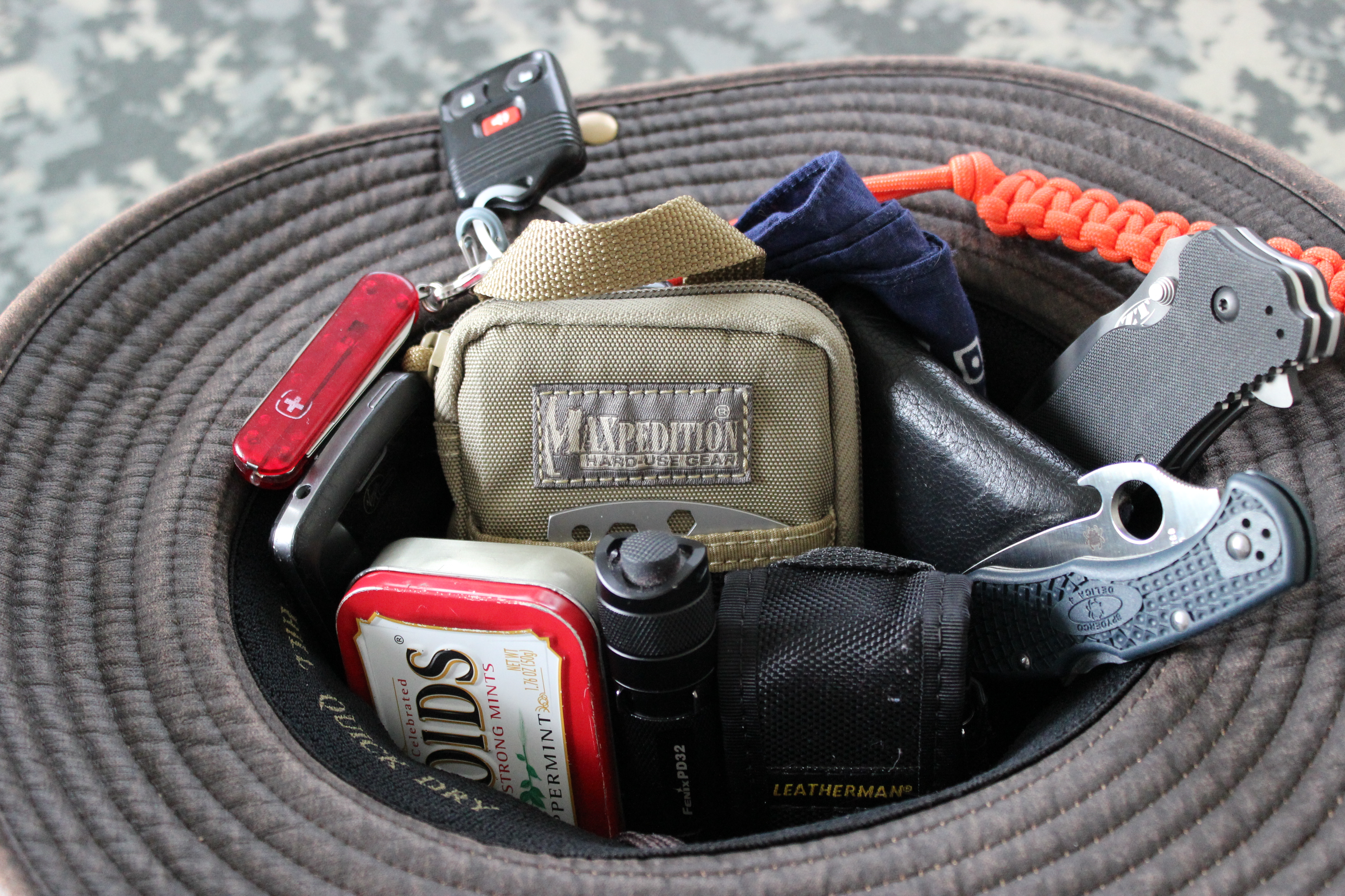 Wearable Survival Kit -- Hat