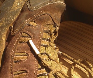 Shorten Long Laces With Heatshrink