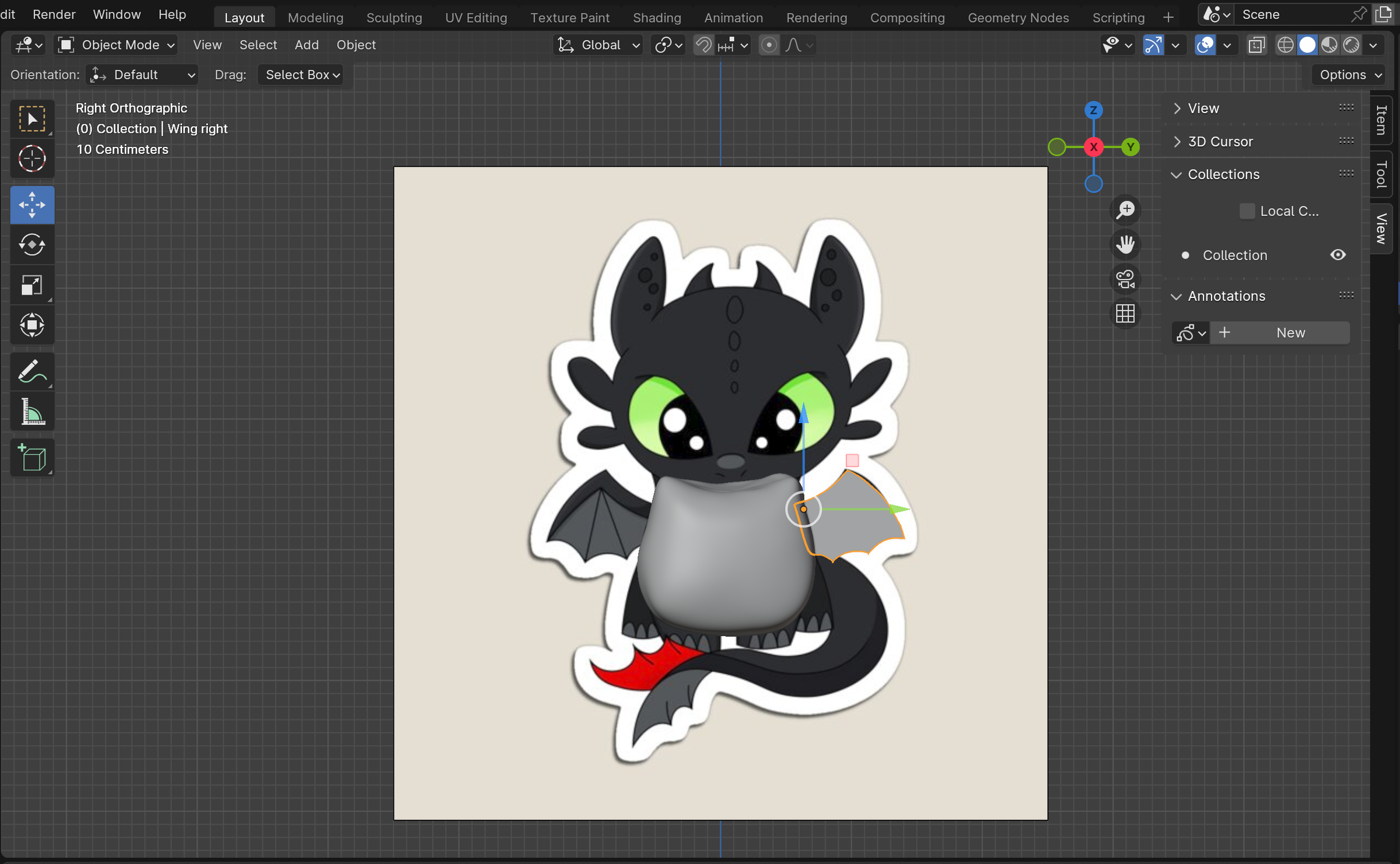 Cute Toothless Dragon 3d Printed Figure : 16 Steps (with Pictures ...