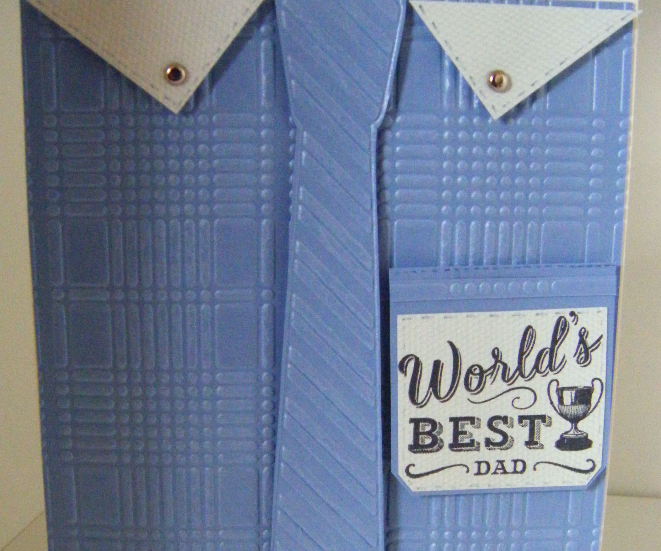 How to Make a  'For Him' Mens Collar Tie Card