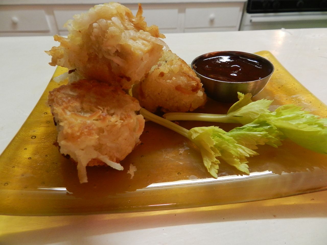 Vegan Coconut-Beer Battered Tempeh