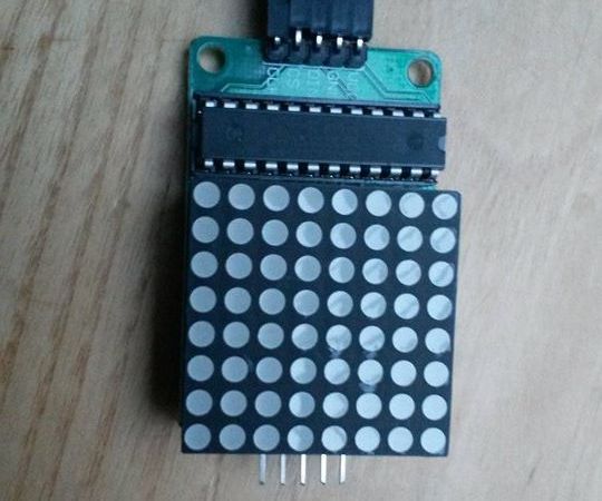 Ping Pong Arduino Max7219