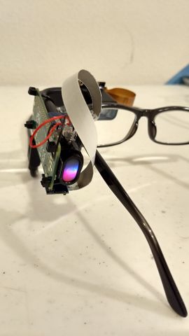 tunnel vision goggles tape application example