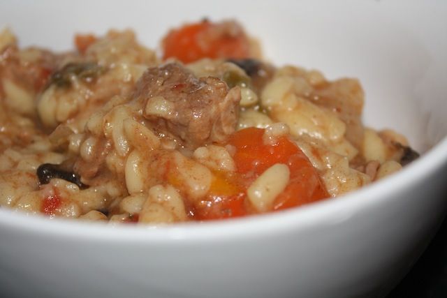 Lamb and Orzo Stew