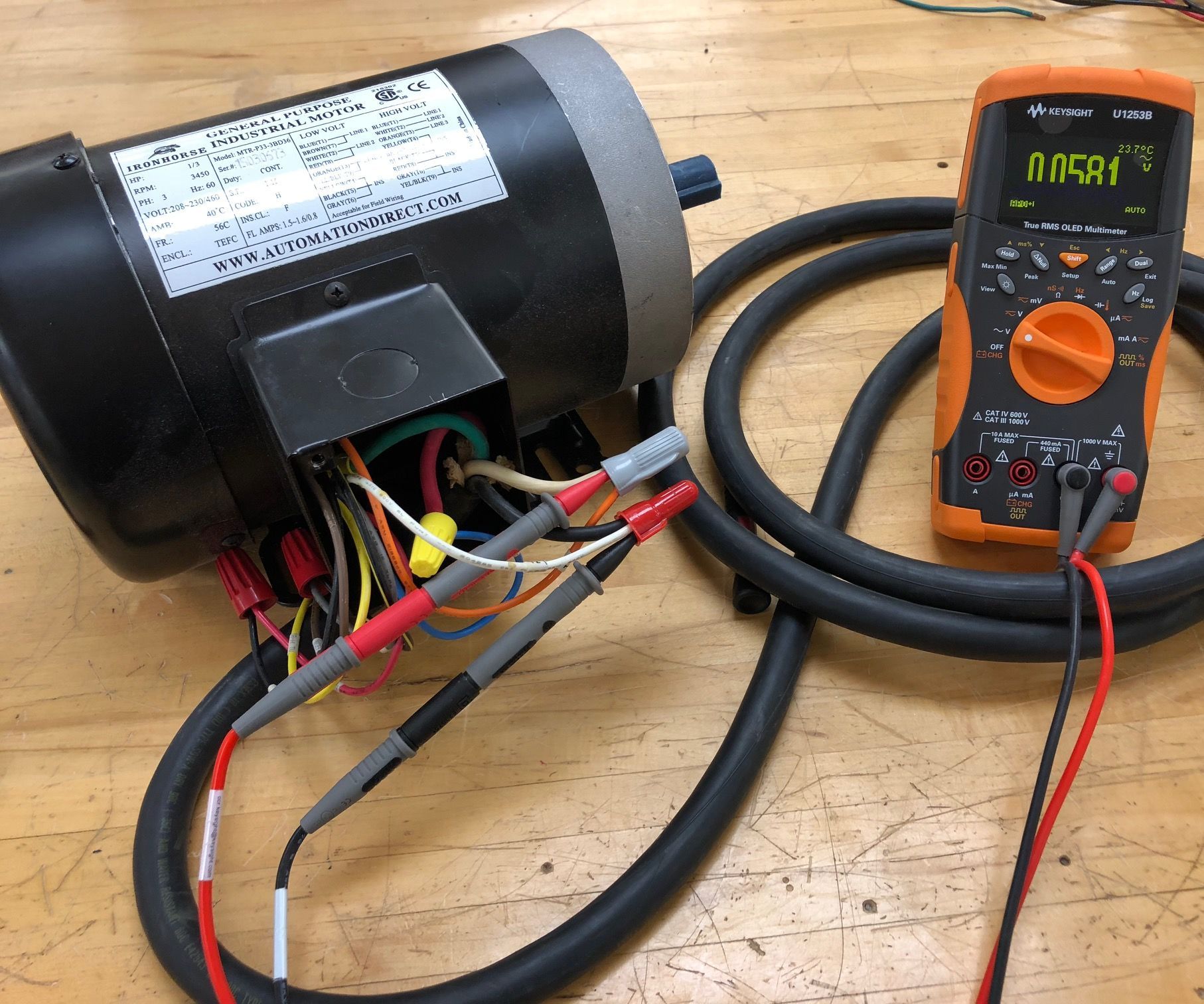 CHANGING MOTOR ROTATION