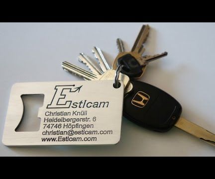 Aluminum Key Tag & Bottle Opener