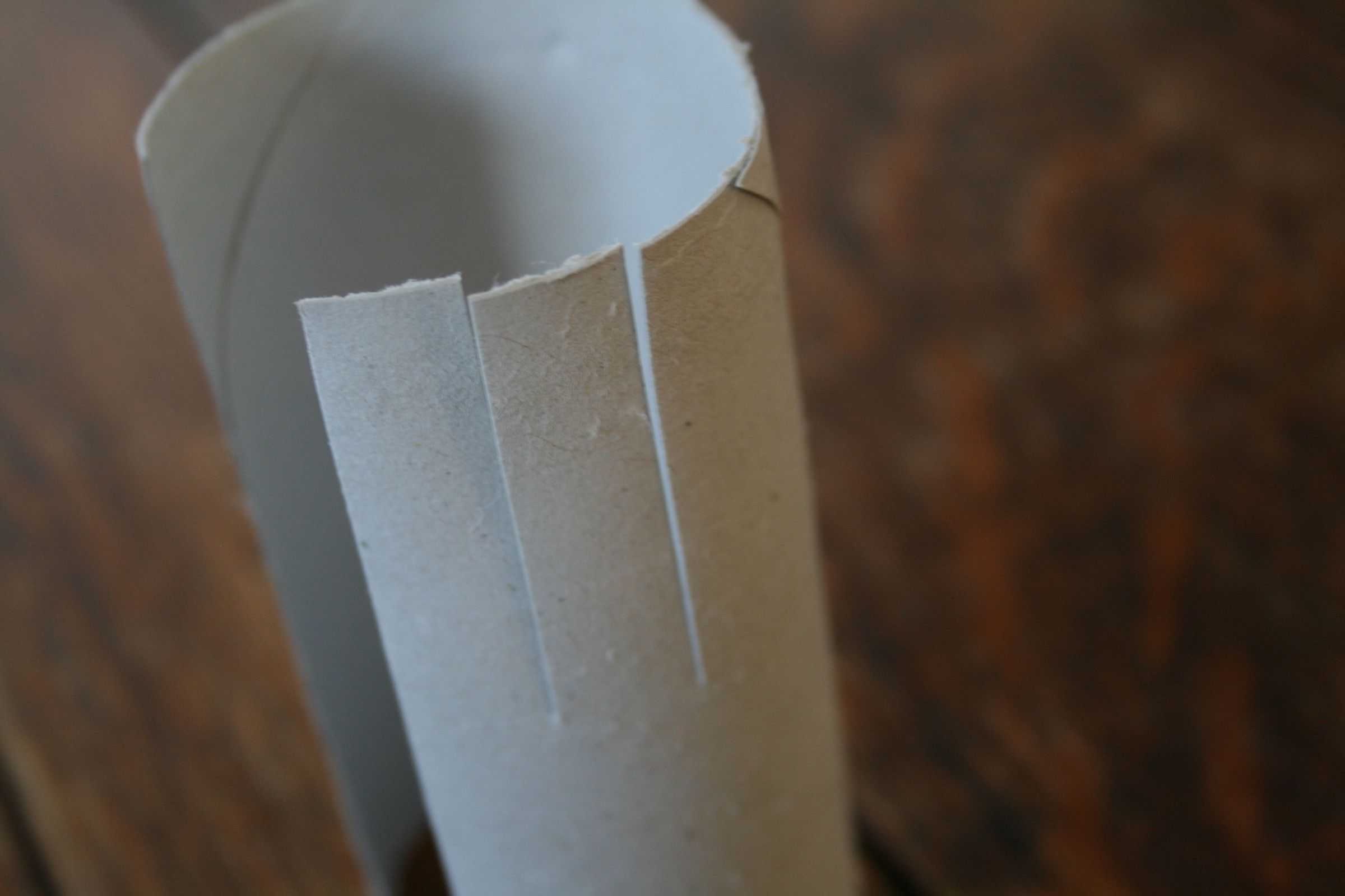 Decorative Cardboard Tube Flower 4 Steps Instructables