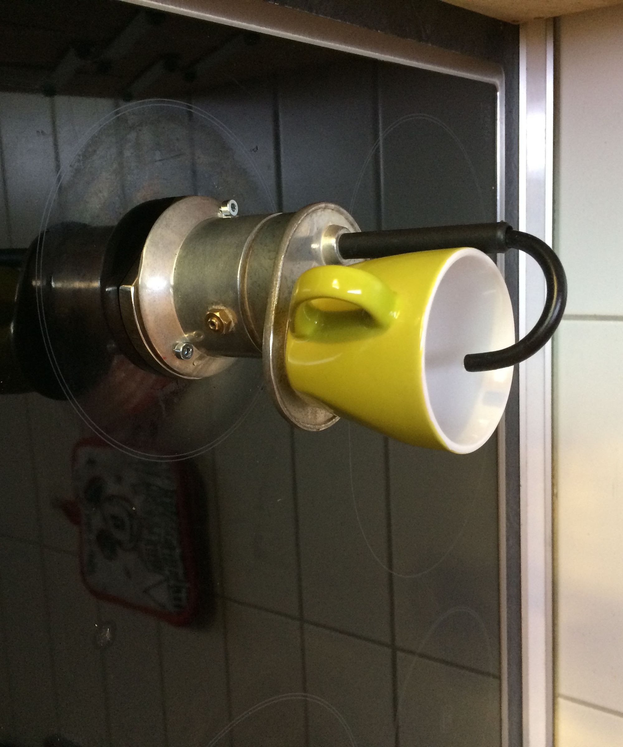 Espresso Maker Modified for Induction 