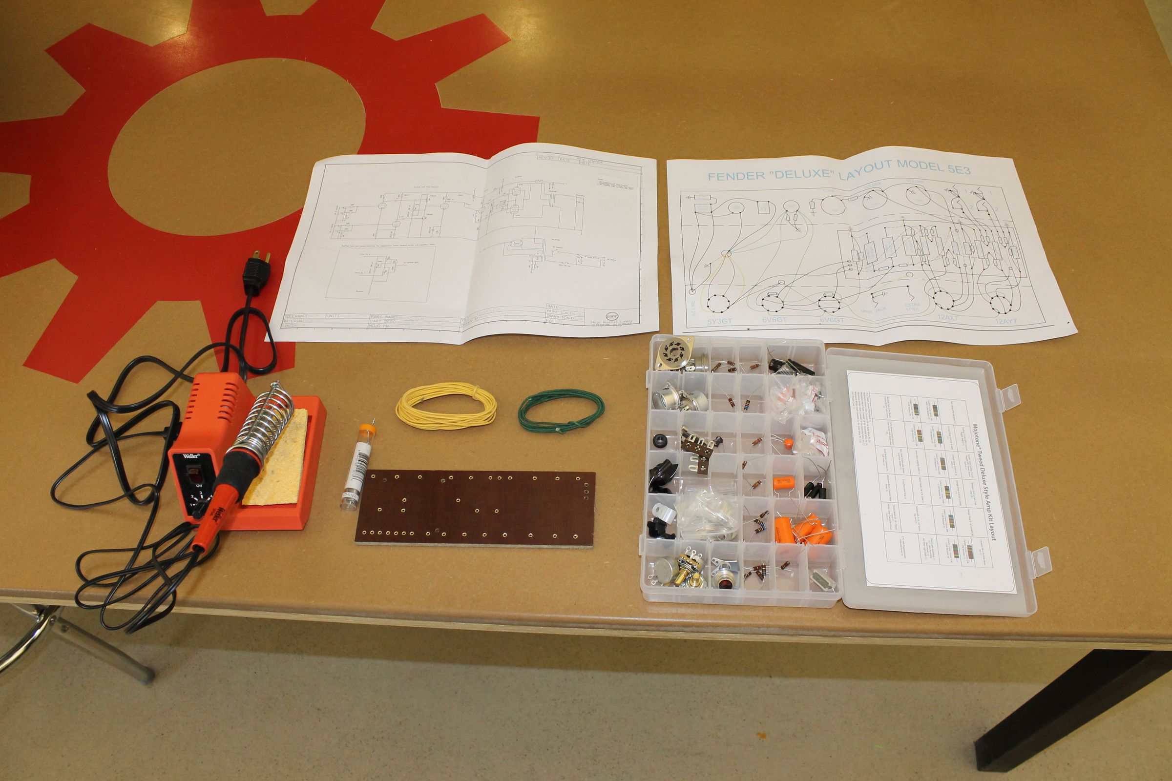 Mount Discreet Components on a Guitar Amp Motherboard