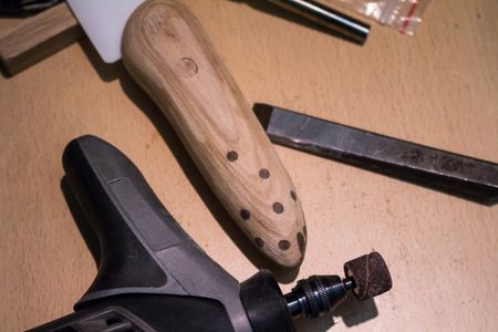 Finishing the Handle