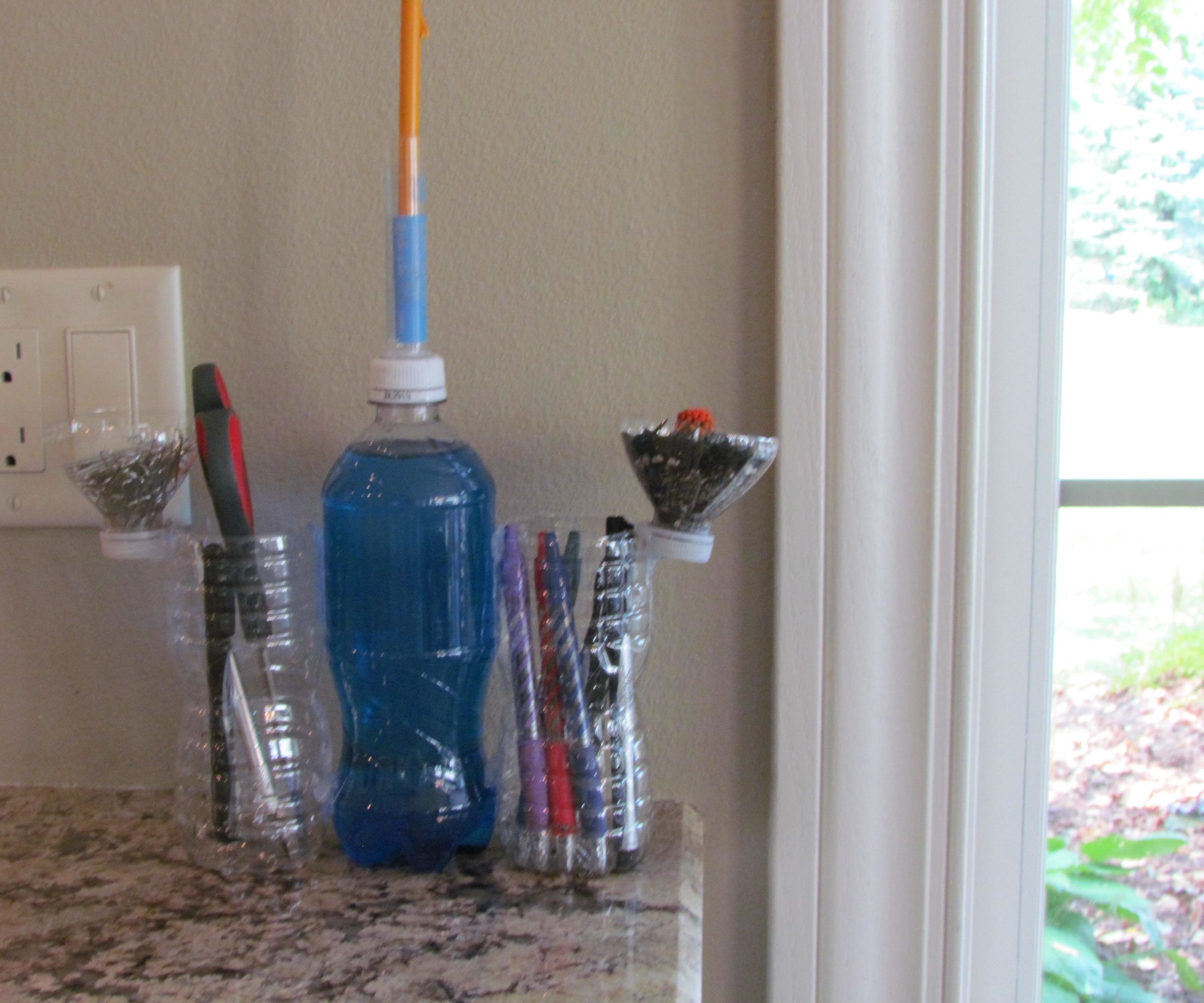 Plastic Bottle Pencil Holder