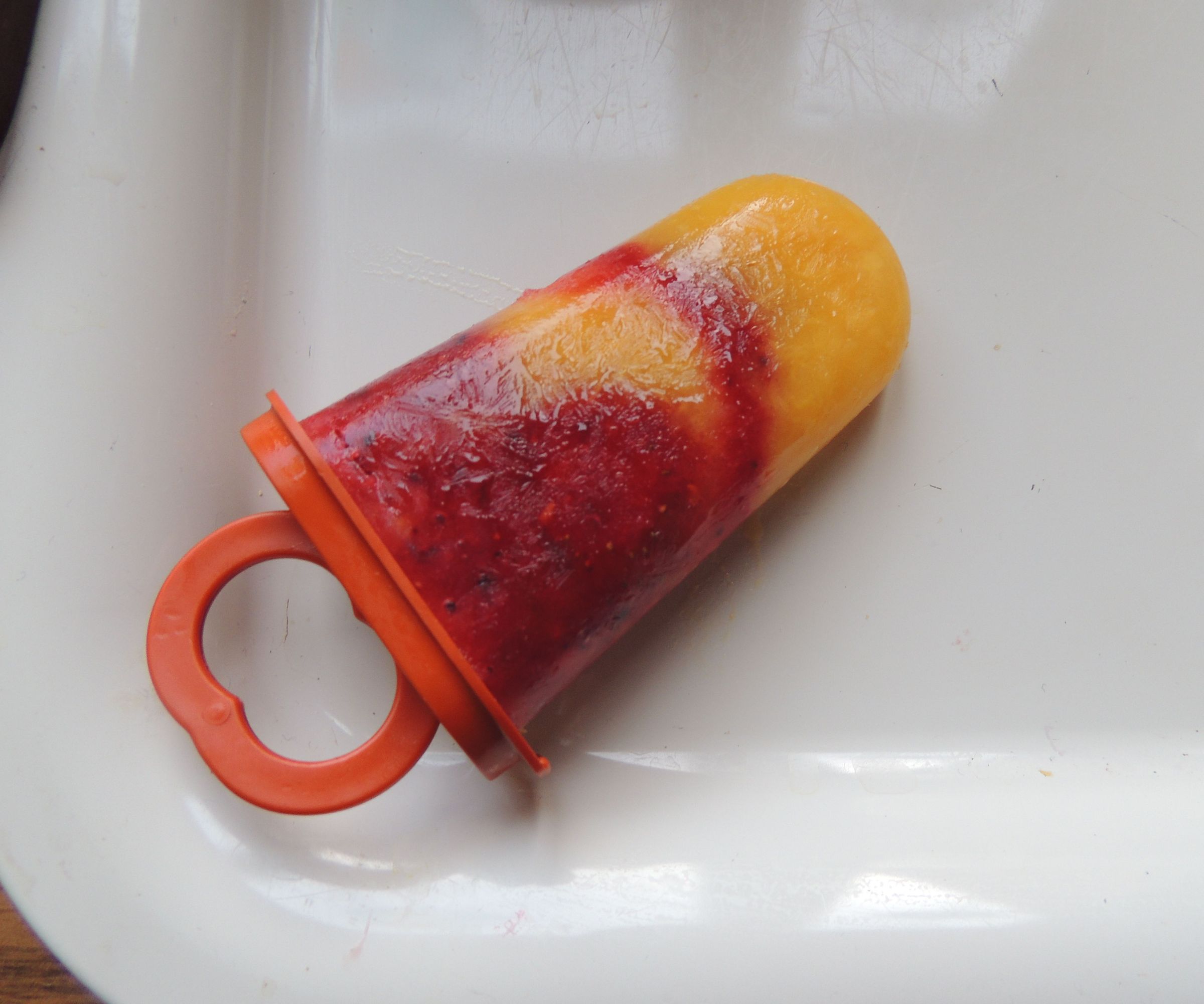 Mango- Berry Popsicle