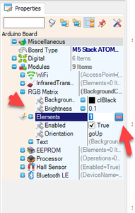 In Visuino Set Components