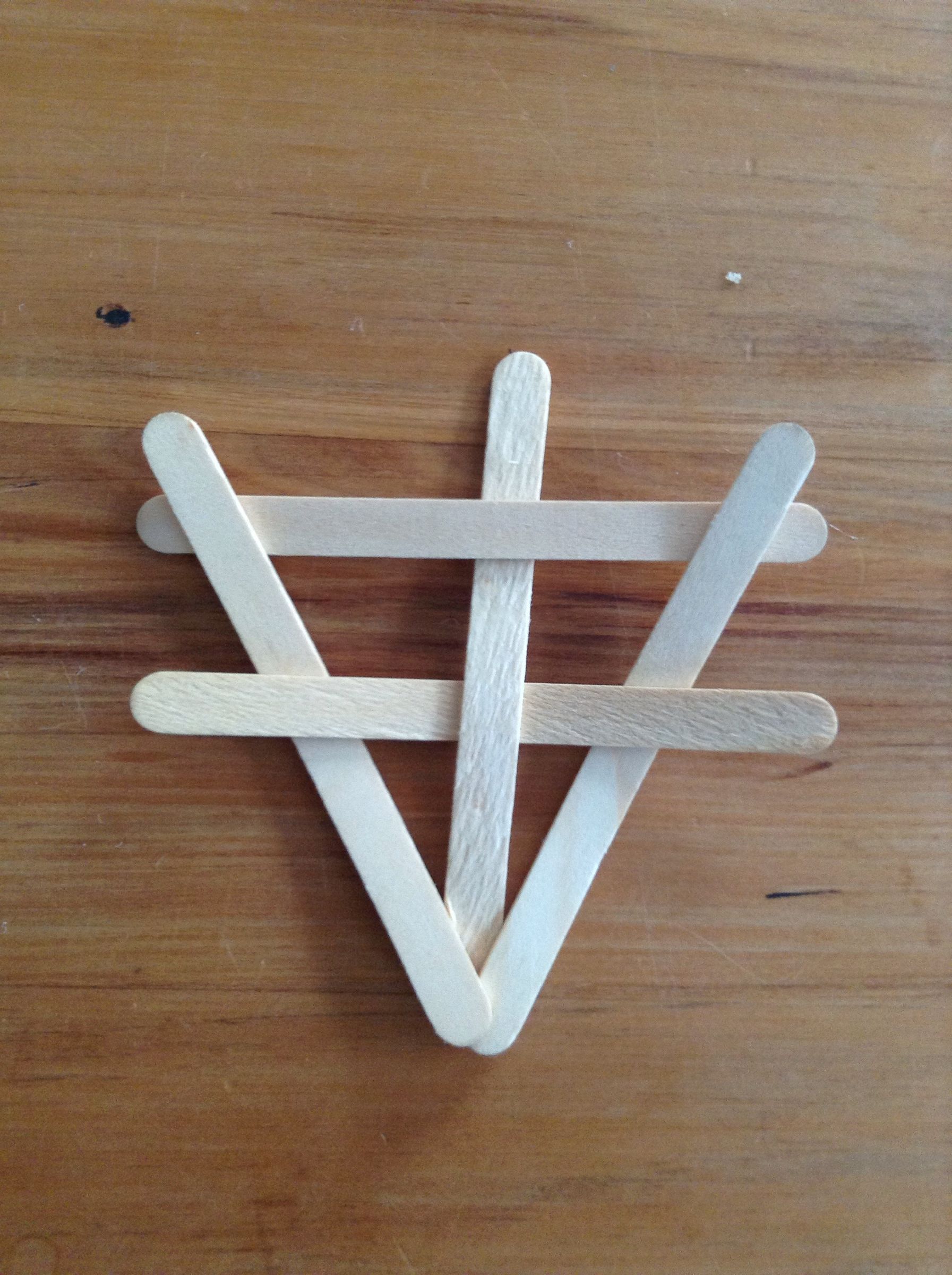 Popsicle Stick Ninja Star