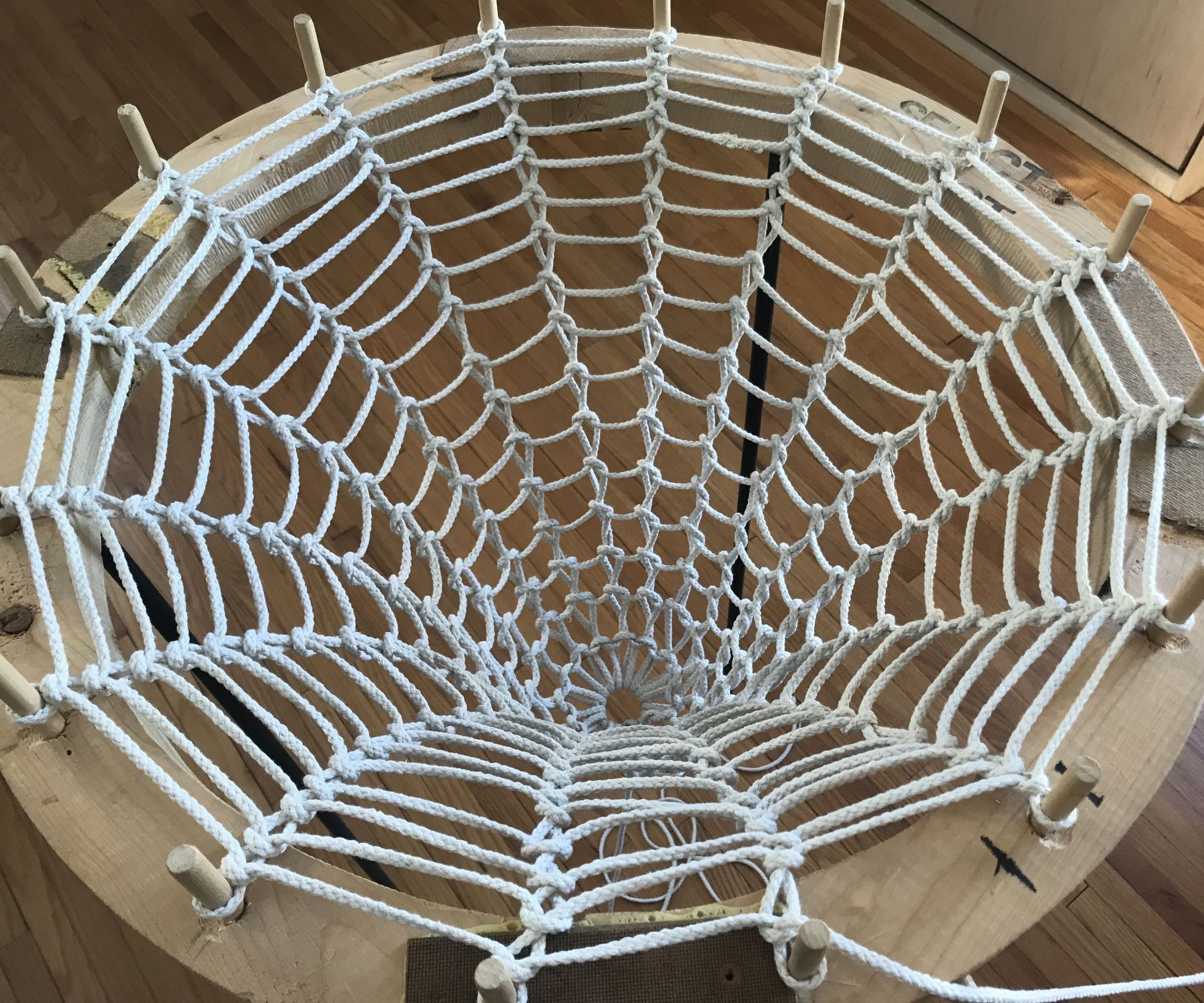 Knitting Compostable Eco-Stools