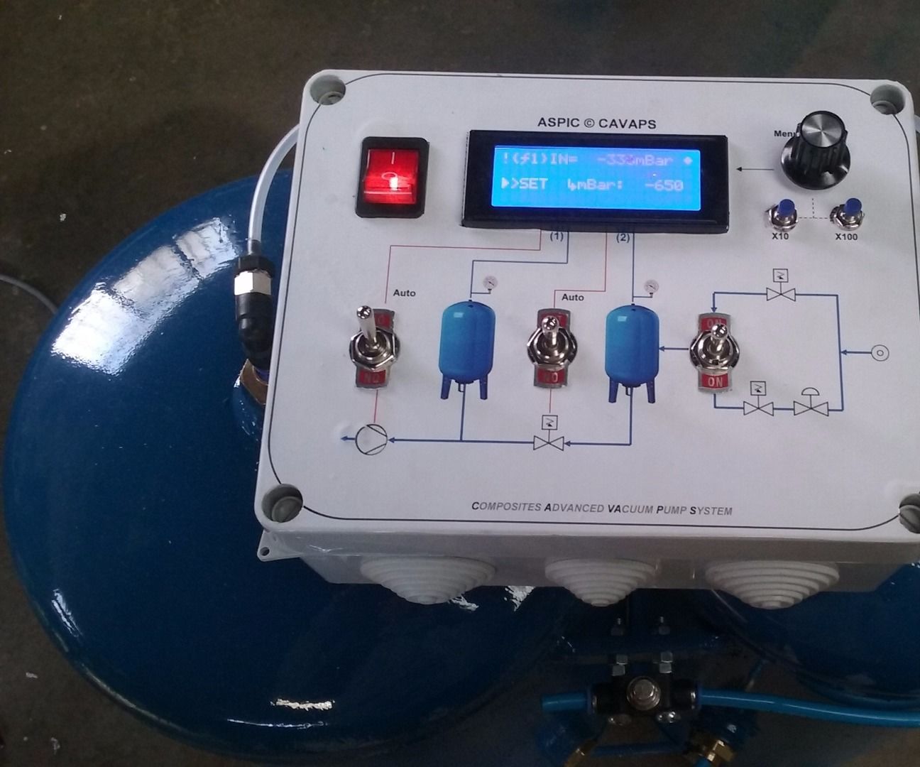 CAVAPS : 8 Channels Regulator/program/recorder