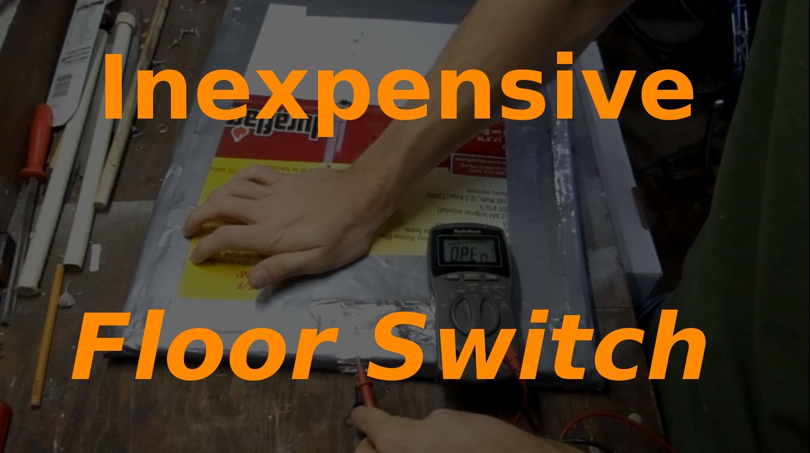 Make an Inexpensive Floor Switch Pressure Plate