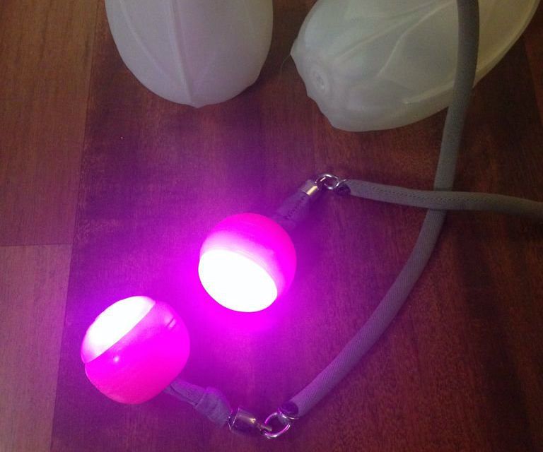 LED Poi Handles