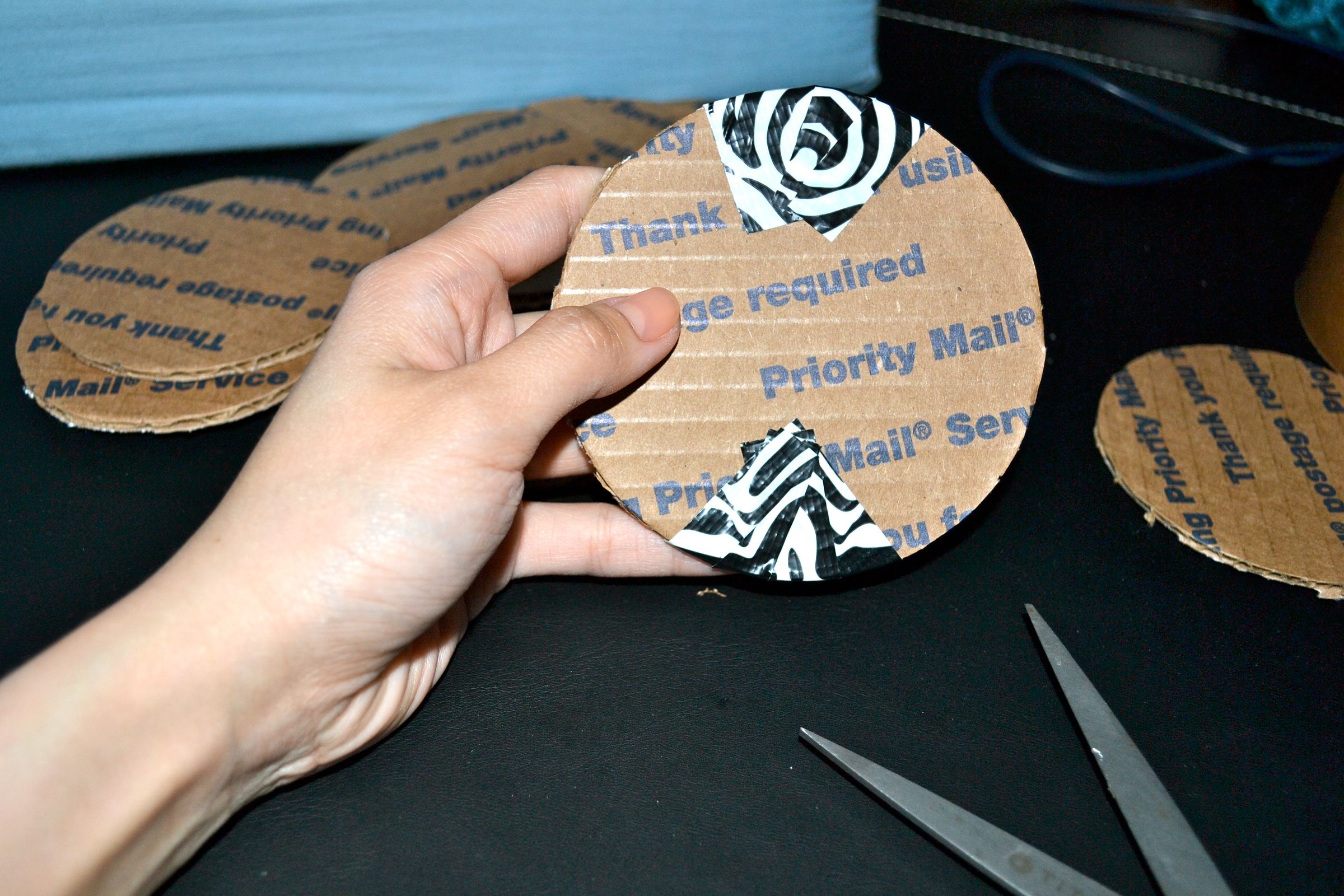 DIY Coasters From Cardboard 3 Steps Instructables