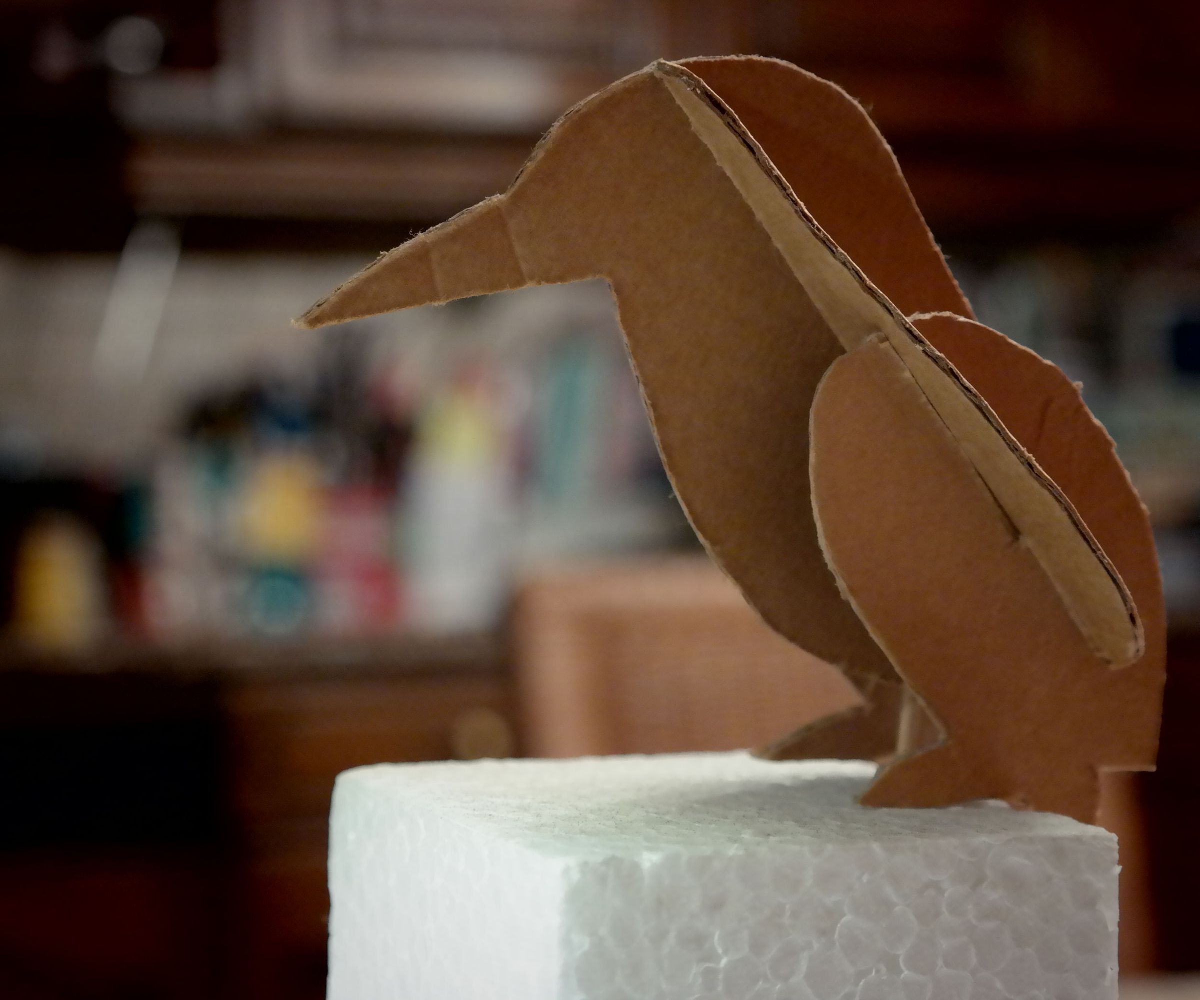 Cardboard Kingfisher