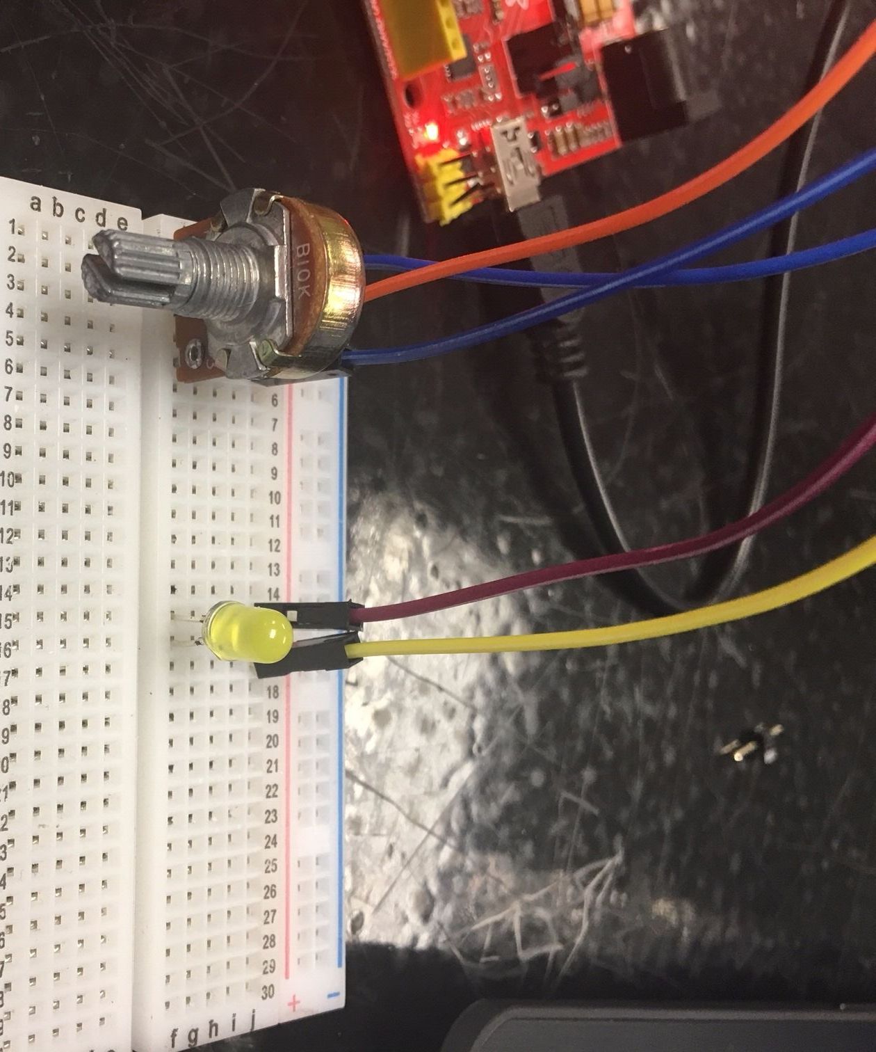 LED Dimmer With Potentiometer