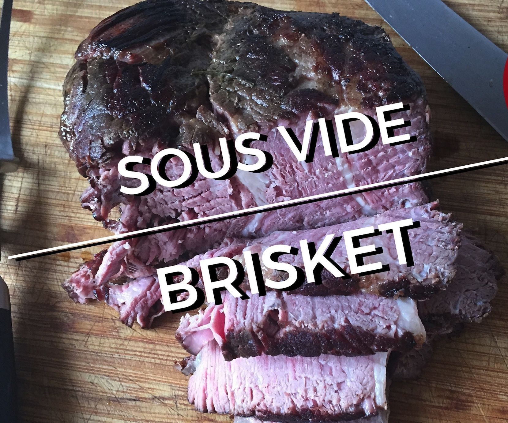 72-hour Sous Vide Brisket - Cooked Medium Rare 