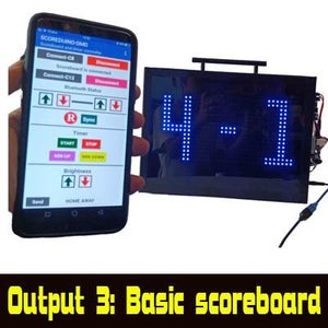 Build Your Own Scoreboard, Timer and Up Down Counter in 4 Steps. Single Display P10 Scoreduino DMD Based DIY Digital Scoreboard for Cricket and Soccer