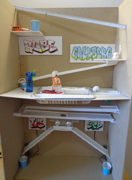 Rube Goldburg (How to Turn on LIGHT BULB)