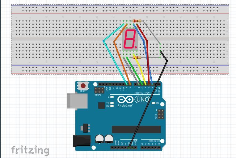 1 to 10 Counting Machine With Arduino Uno - Instructables