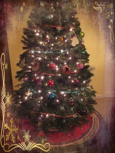 EL Wire Christmas Tree Lighting