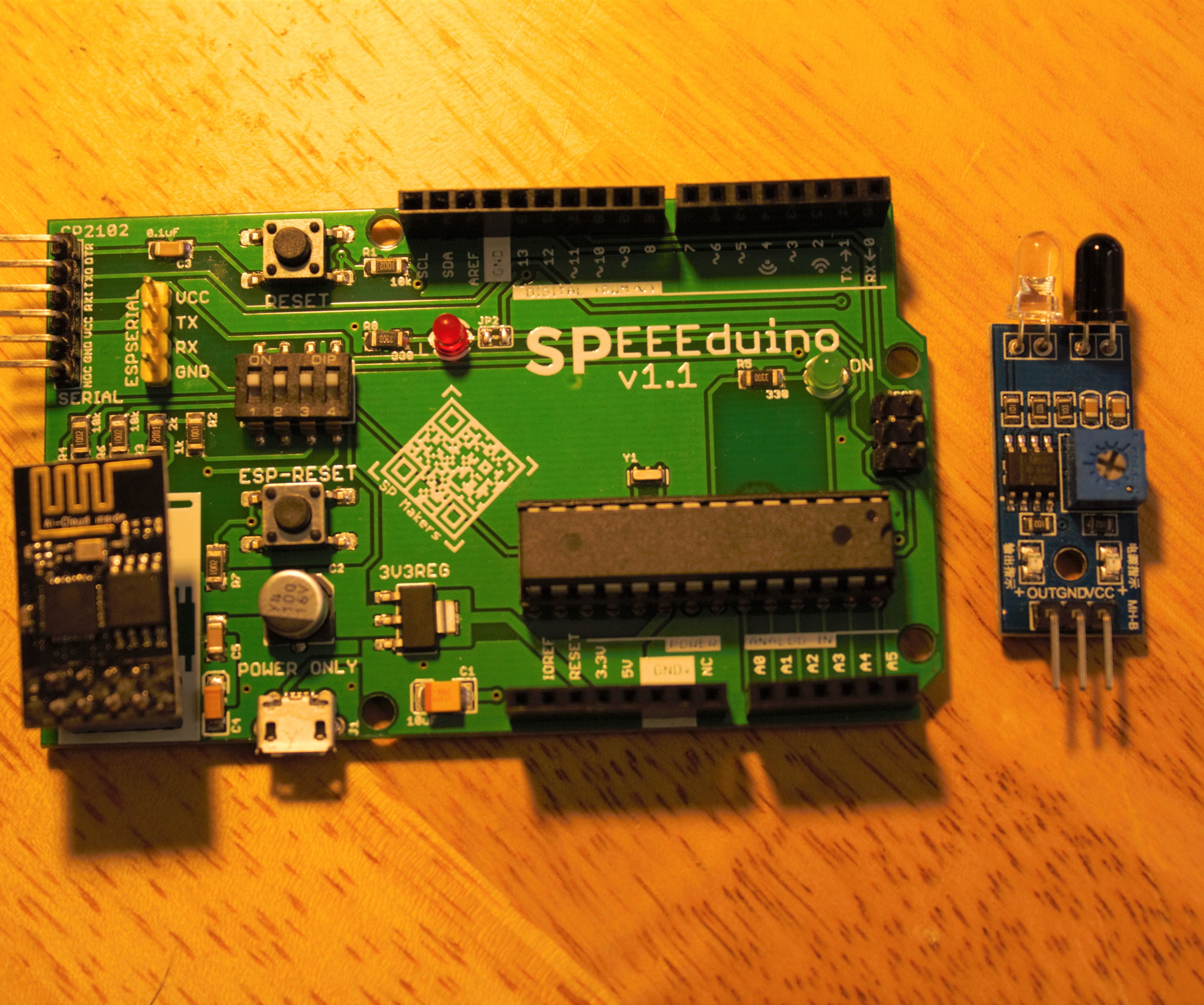 Guide to ThingSpeak With SPEEEduino V1.1 + IR Sensor!