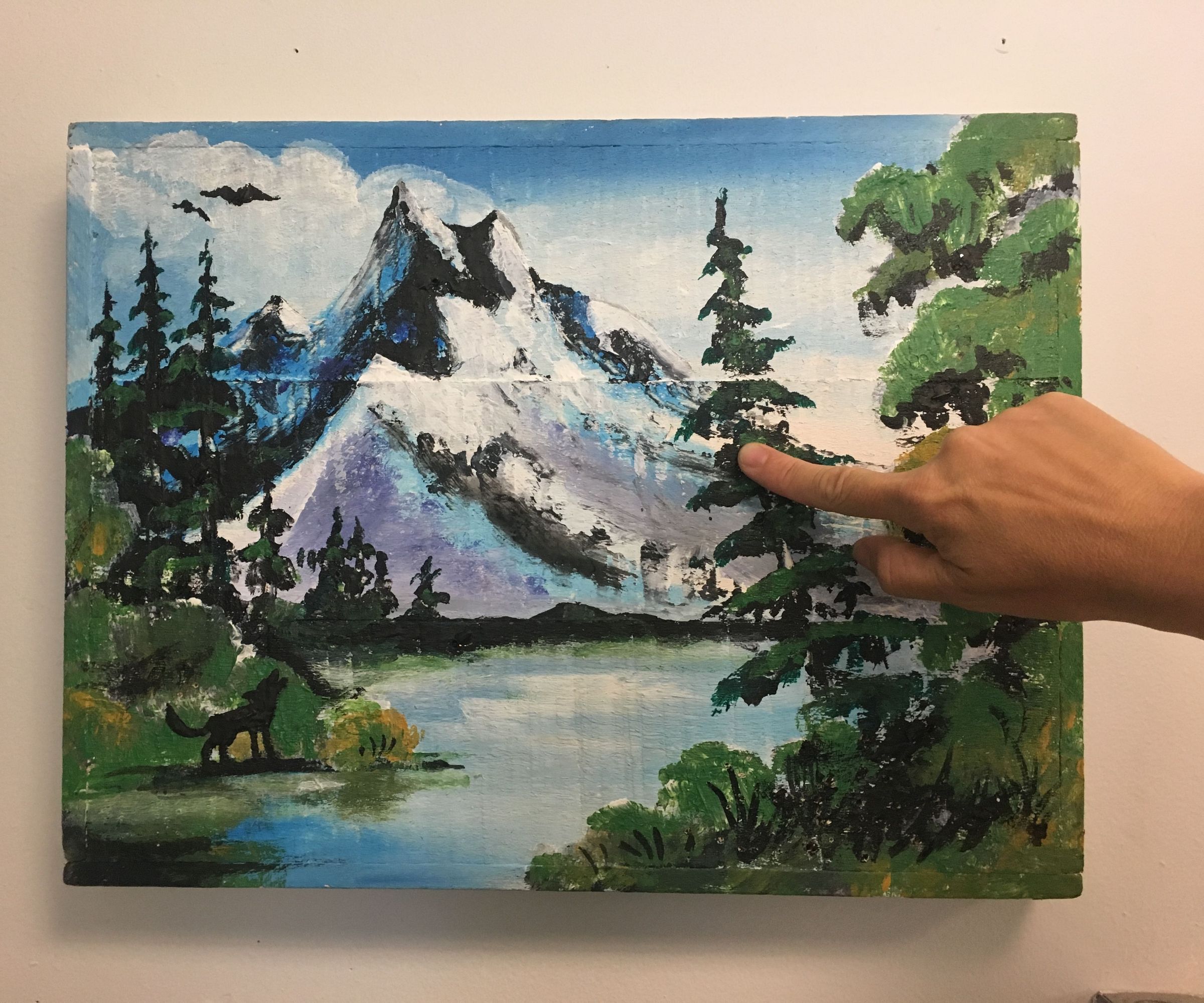 Interactive Painting - Inspired by Bob Ross