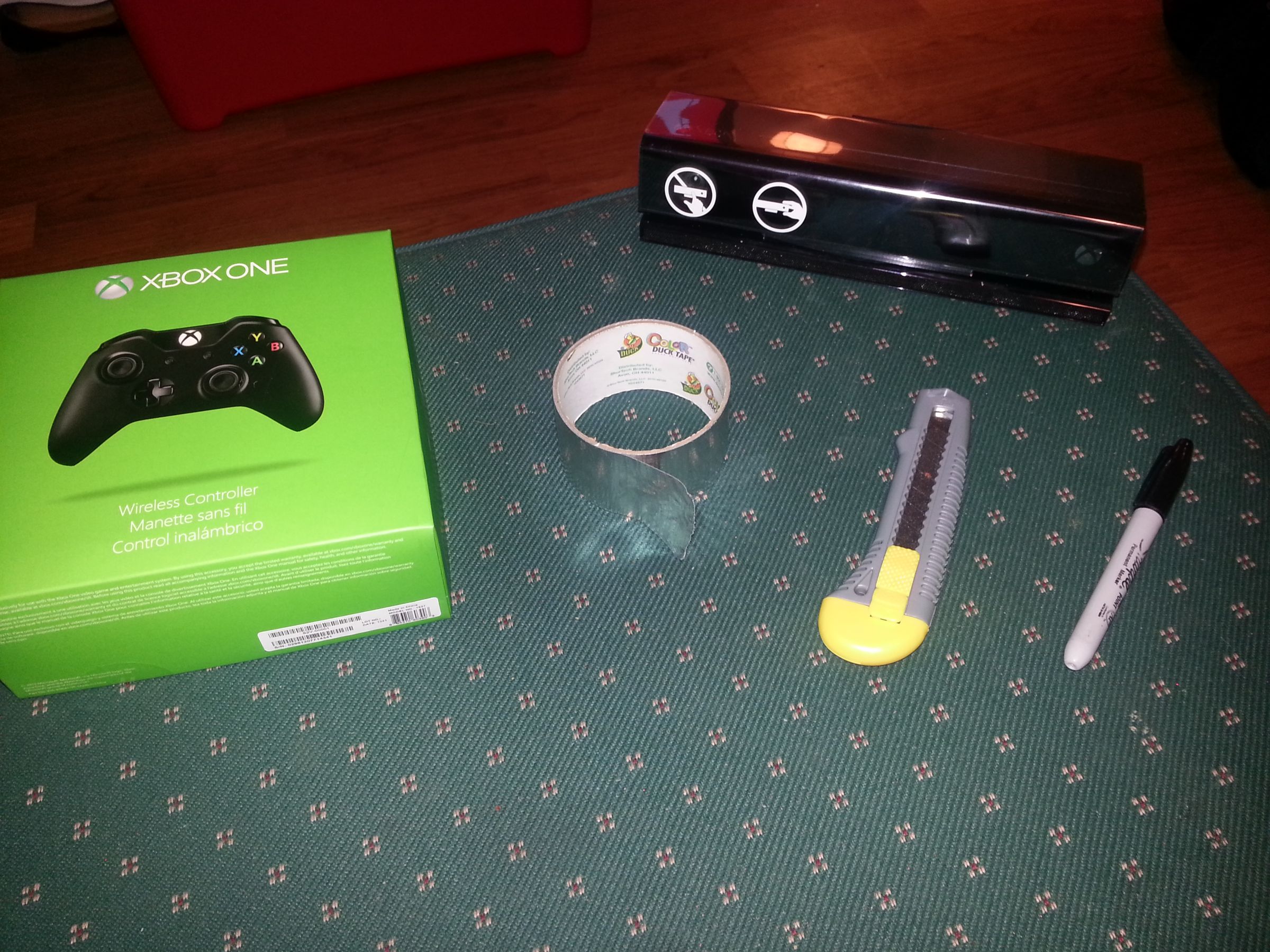 XBOX ONE Controller Mount for Kinect 4 Steps Instructables