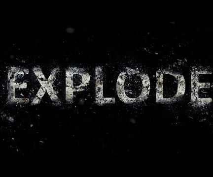 Exploding Text Effect: Photoshop Tutorial