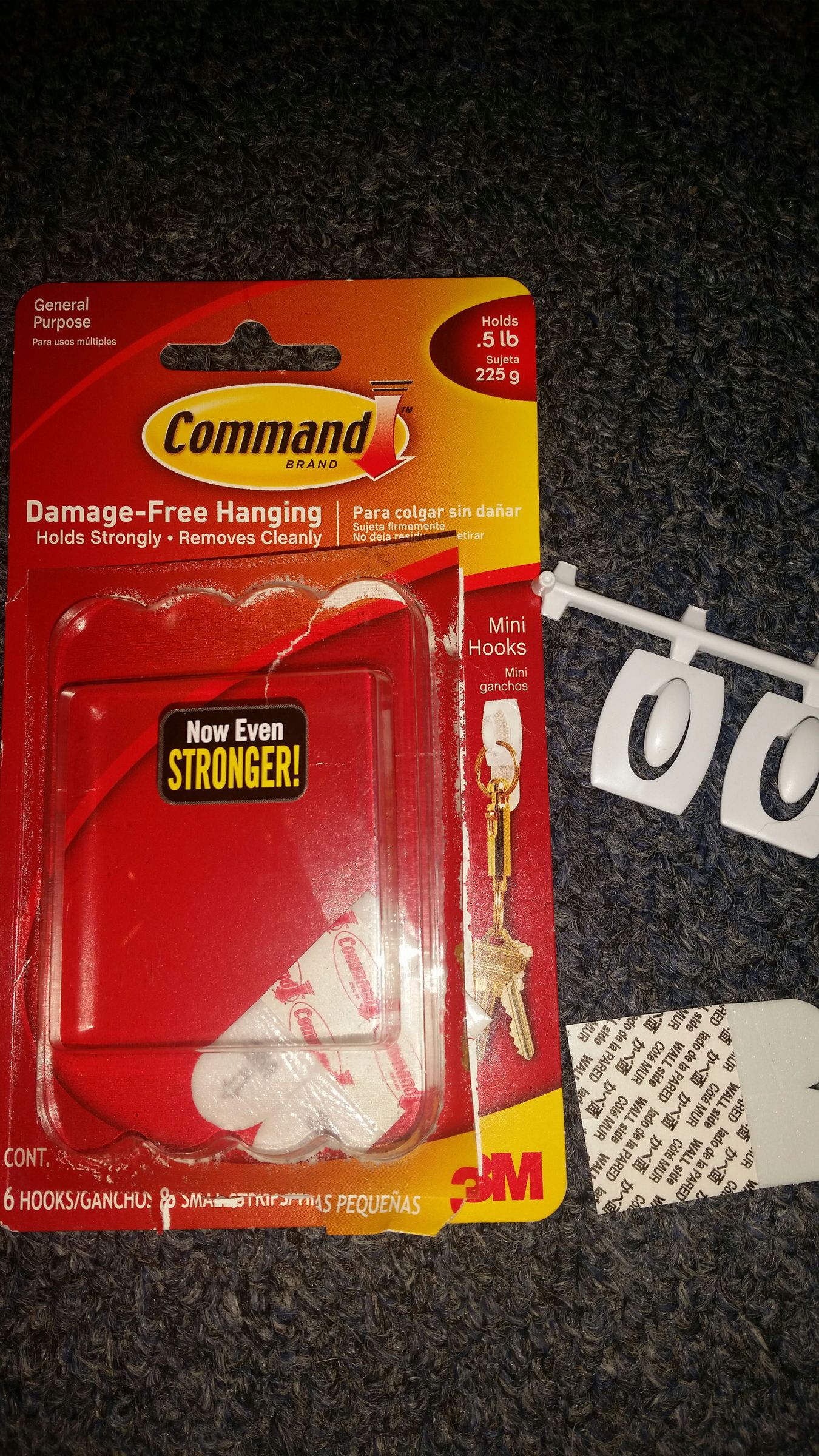 Command Hook Ukulele Strap Button 4 Steps Instructables