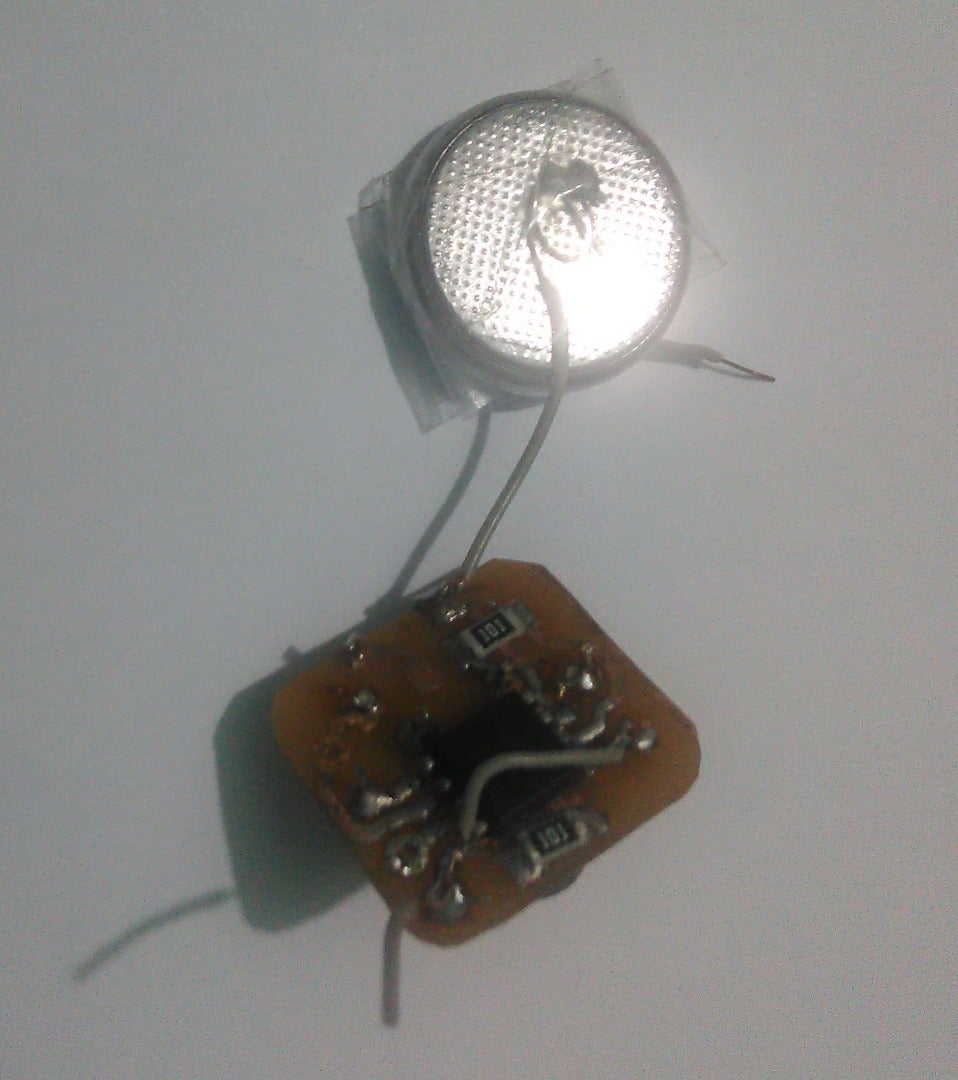 Attached the Coin Cell to the PCB 