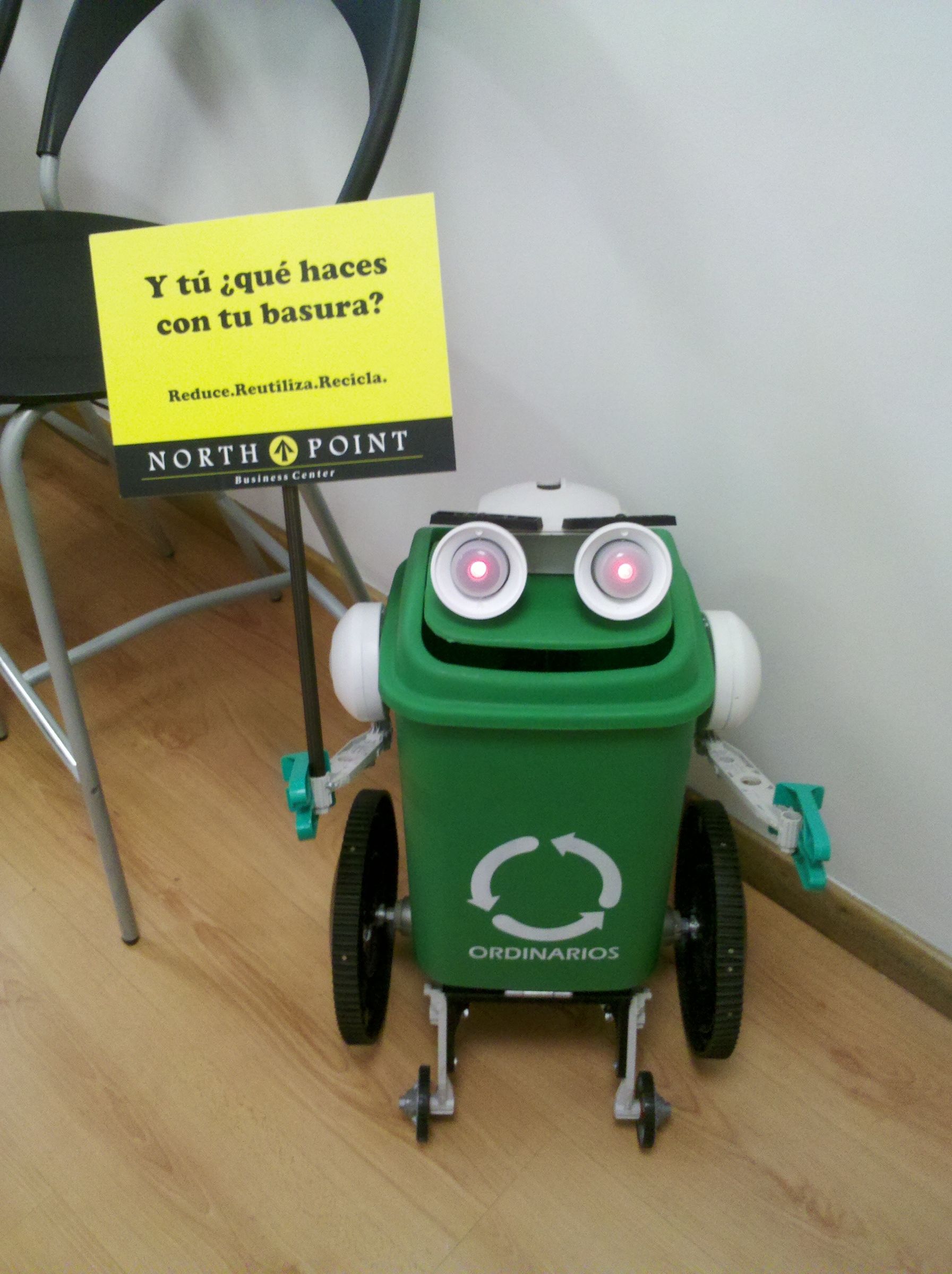 Make a 3R (Reduce, Reuse, Recycle) Campaign for Your Office (with a R/C Robot and Junkbots)